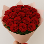 Flamme Intense – 20 Roses Rouges