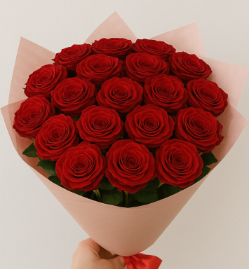 Flamme Intense - 20 Roses Rouges